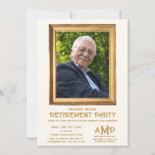 Tarjeta de Invitación para Fiesta de Jubilación co