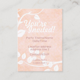 Tarjeta de Invitación para Fiesta de Momentos Dulc