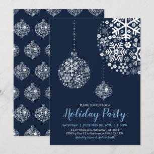 Tarjeta de invitación para fiesta de Navidad / día