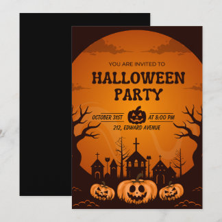 Tarjeta de invitación para fiesta de personalizabl