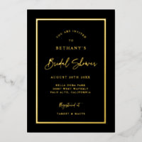Tarjeta de invitación para fiesta de Relieve metal