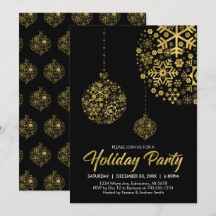 Tarjeta de invitación para fiesta de vacaciones / 