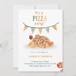 Tarjeta de invitación para fiesta estética moderna