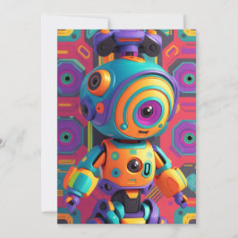 Tarjeta de invitación para fiesta infantil de dino