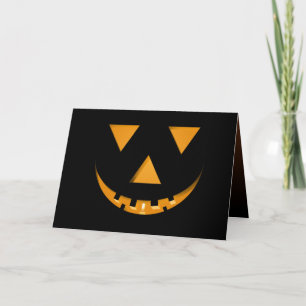 Tarjeta de invitación para fiesta Jack-o-Lantern e
