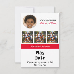 Tarjeta de Invitación para Jugar