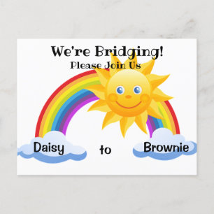 Tarjeta de invitación para la ceremonia de paso de
