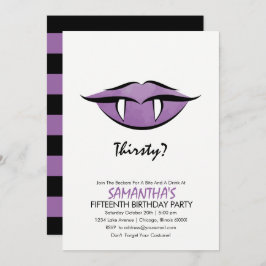 Tarjeta de invitación para la fiesta de cumpleaños