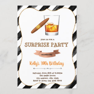 Tarjeta de invitación para la fiesta de cumpleaños