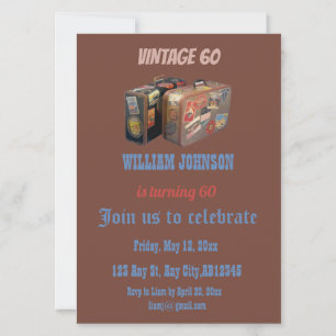Tarjeta de invitación para la fiesta de cumpleaños