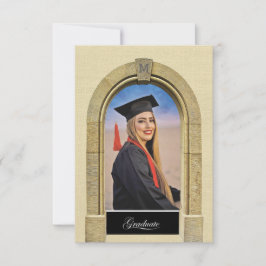 Tarjeta de invitación para la fiesta de graduación