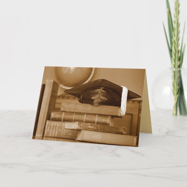 Tarjeta de invitación para la fiesta de graduación (Anverso)