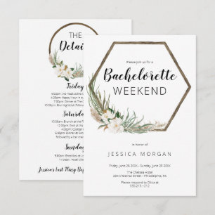 Tarjeta de invitación para la fiesta de la bachill