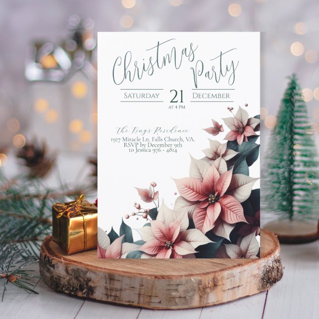 Tarjeta de invitación para la fiesta de Navidades  (Subido por el creador)