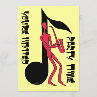 Tarjeta de invitación para la fiesta del hombre sa