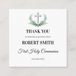 Tarjeta de invitación para la primera comunión de 