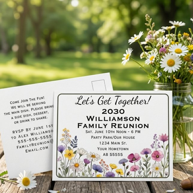 Tarjeta de invitación para la reunión familiar de  (Subido por el creador)
