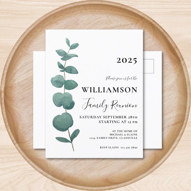 Tarjeta de invitación para la reunión familiar de  (Subido por el creador)