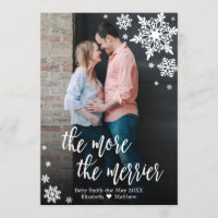 Tarjeta de Invitación para Navidades de fotografía