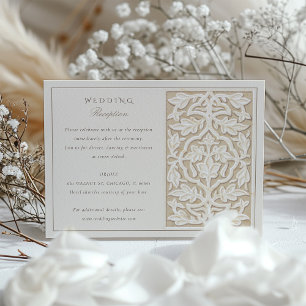 Tarjeta de Invitación para Recepción de Boda de El