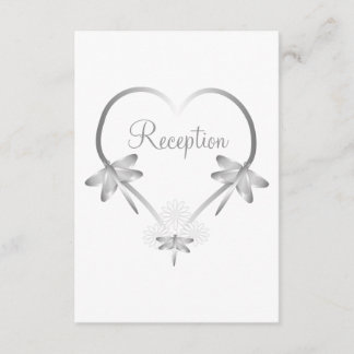 Tarjeta de Invitación para Recepción de Boda Silve