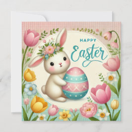 TARJETA DE INVITACIÓN PARA SOMBRERO DE PASCUA