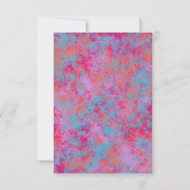 Tarjeta de invitación para tablillas de pintura de (Anverso)
