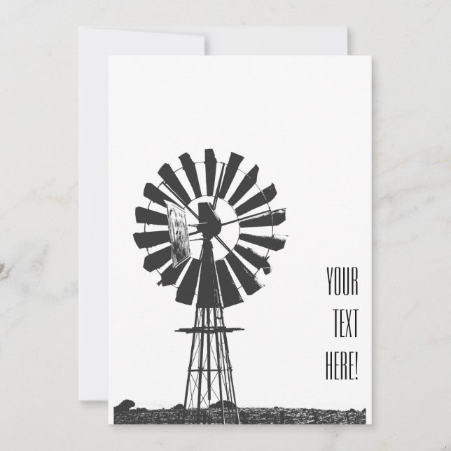 Tarjeta de Invitación para Todo Propósito con Boce (Anverso)