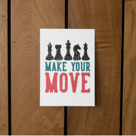 Tarjeta de invitación para Torneo de Ajedrez