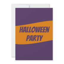 Tarjeta de invitación personalizada de Halloween