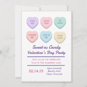 Tarjeta de invitación personalizada del El día de 