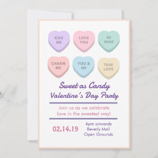 Tarjeta de invitación personalizada del El día de