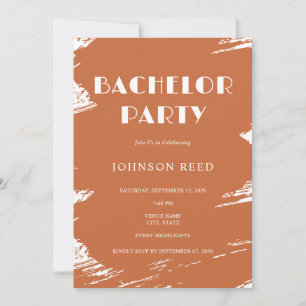 Tarjeta de invitación personalizada para despedida