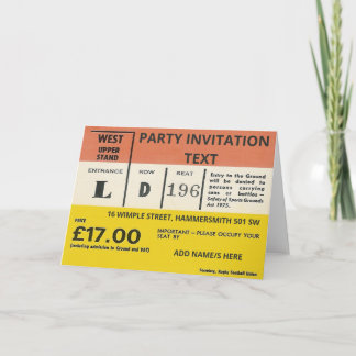 Tarjeta de invitación personalizada para el diseño