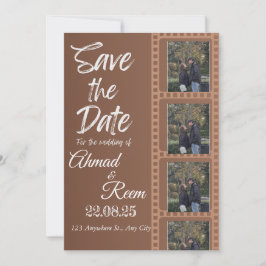Tarjeta de invitación personalizada para matrimoni