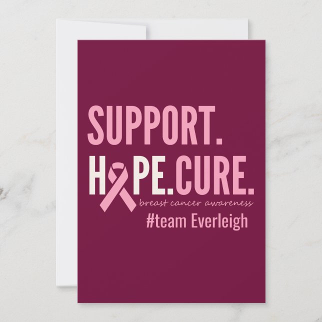 tarjeta de invitación personalizada para Personali (Anverso)