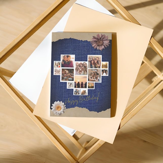 Tarjeta de invitación Personalizado de Denim Azul  (Subido por el creador)