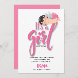 Tarjeta de Invitación plana