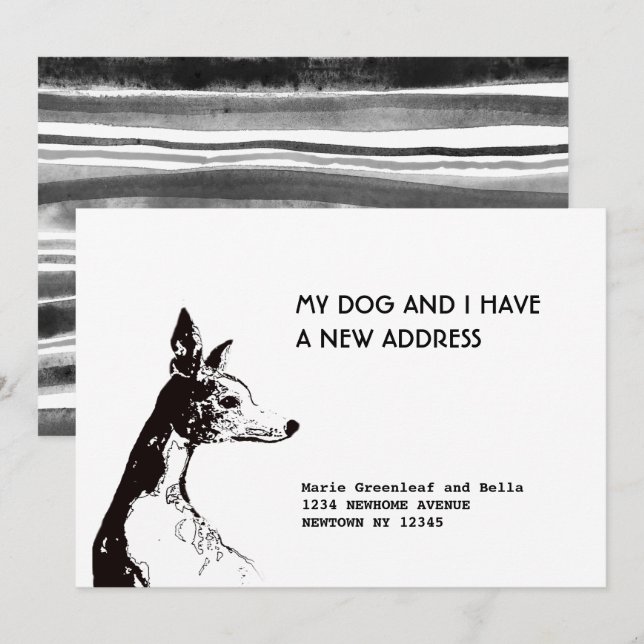 Tarjeta de Invitación plana (Anverso / Reverso)