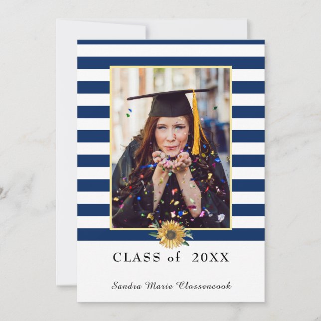 Tarjeta de Invitación plana (Anverso)