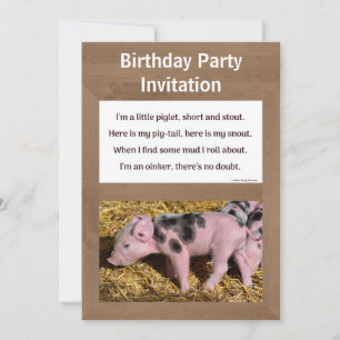 Tarjeta de Invitación plana