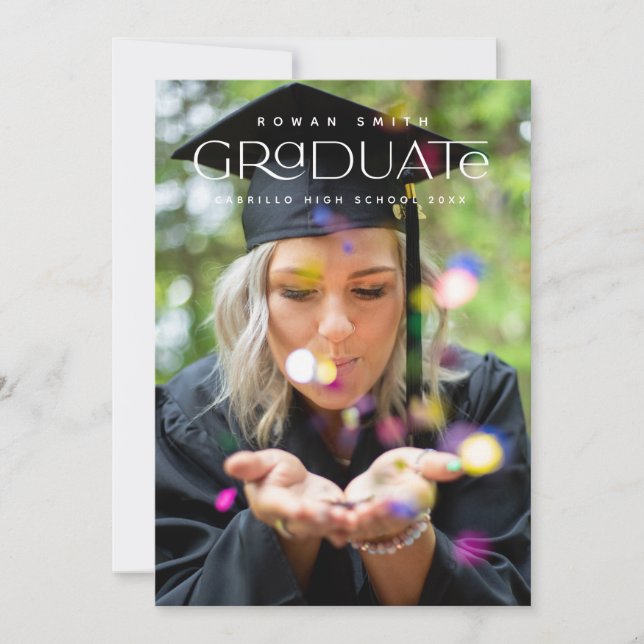 Tarjeta de Invitación plana (Anverso)