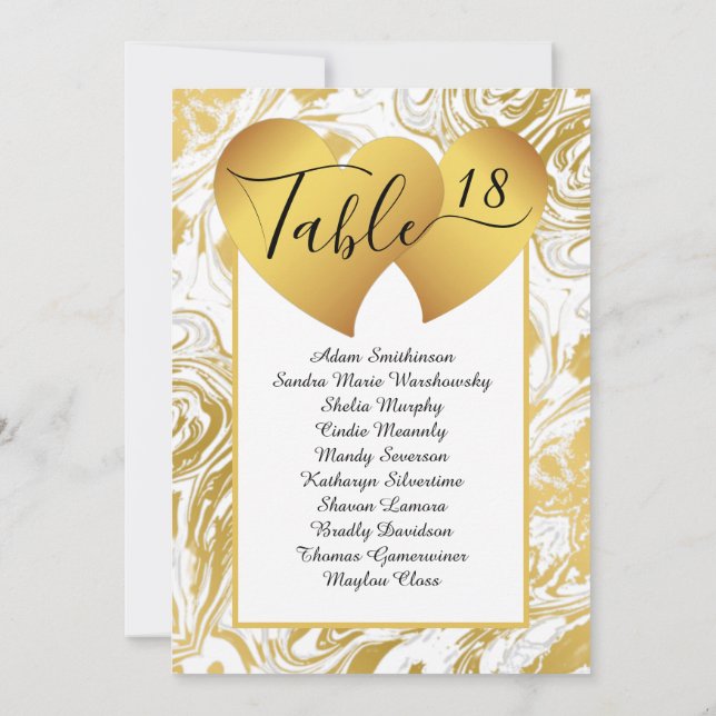 Tarjeta de Invitación plana (Reverso)