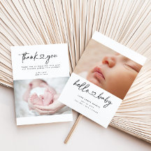 Tarjeta de Invitación plana con guión corto para b