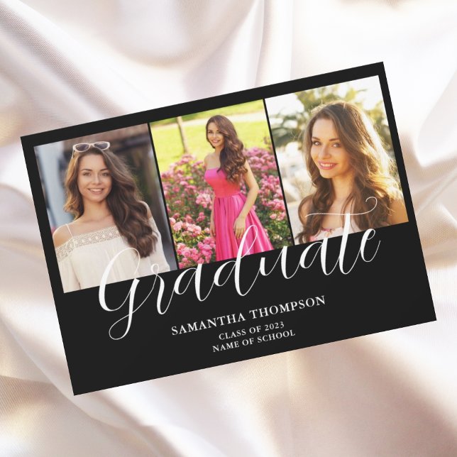 Tarjeta de Invitación plana de graduación de colla (Subido por el creador)