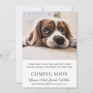 Tarjeta de Invitación plana para el embarazo