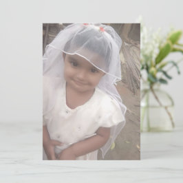 Tarjeta de Invitación plana personalizado