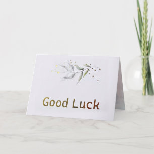 Tarjeta de invitación plegada de buena suerte