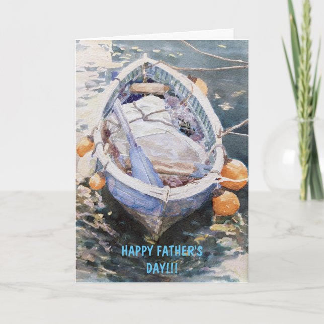 Tarjeta de Invitación plegada "Feliz Día del Padre (Anverso)