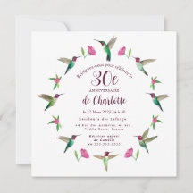Tarjeta de invitación por cumpleaños
